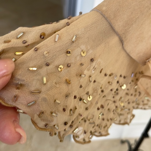 NWT JUNE ANTHROPOLOGIE SUEDE SKIRT WITH REMOVABLE RUFFLE - Picture 3 of 10